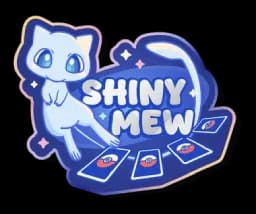 Shiny Mew logo